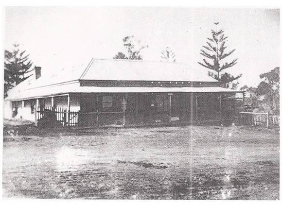 Kangaroo Ground General Store Post Office Pines Black & White 1 - Shire of Eltham Heritage Study 1992