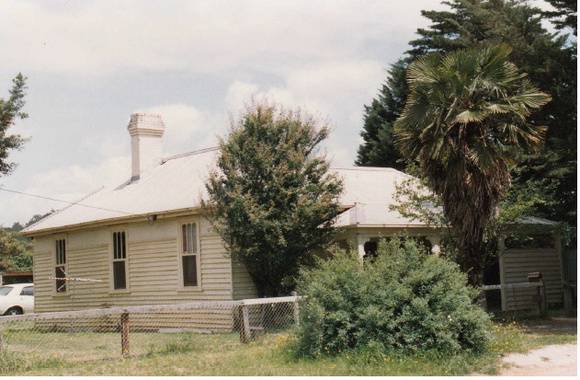 Railways Residence Palm Cypress Trees Hurstbridge Colour 2 - Shire of Eltham Heritage Study 1992