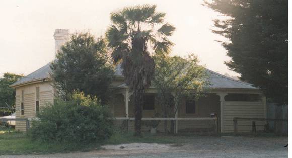 Railways Residence Palm Cypress Trees Hurstbridge Colour 4 - Shire of Eltham Heritage Study 1992
