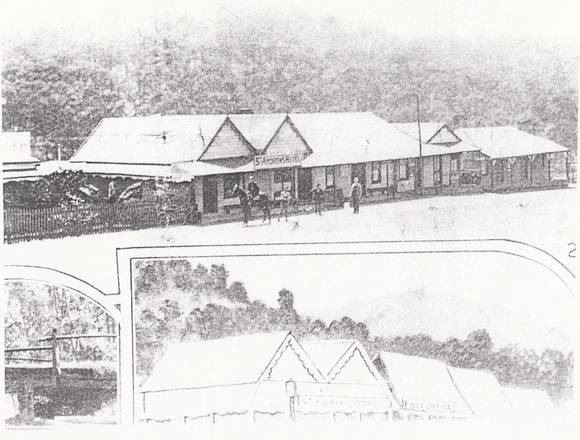 St Andrews Hotel Palm KangGround St Andrews Rd Black & White 2 - Shire of Eltham Heritage Study 1992