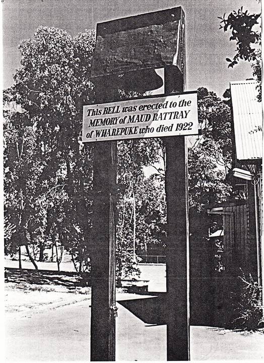 Panton Hill Primary Schoool and Memorial Bell Black & White - Shire of Eltham Heritage Study 1992