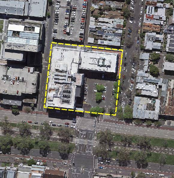 Aerial photo of the place showing registered extent