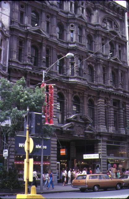 block arcade melb external view