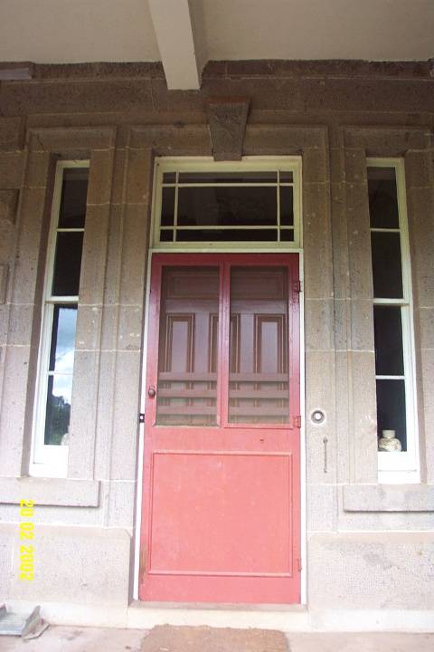 23435 Skene Homestead Strathkellar 1858 front door 1556