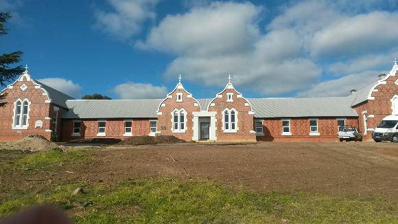 Main fa�ade in July 2018