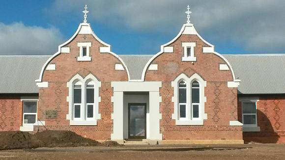 Main fa�ade in July 2018