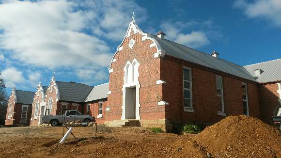 Main fa�ade in July 2018