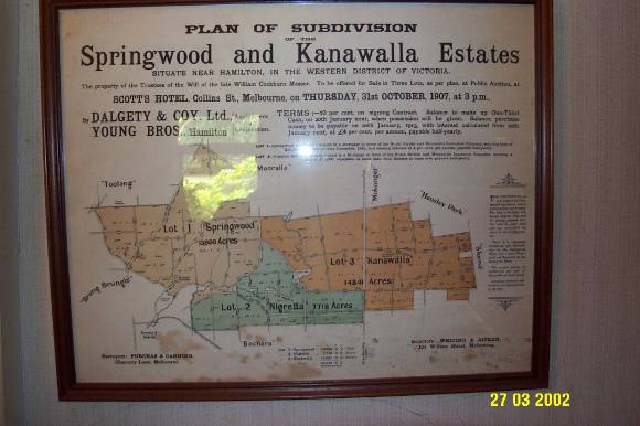 23205 Springwood Homestead Wannon subdivision map 2059