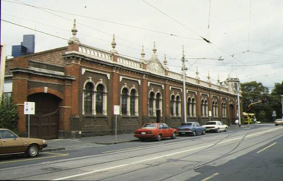 cable tram engine house gertrude street fitzroy front facade feb1993