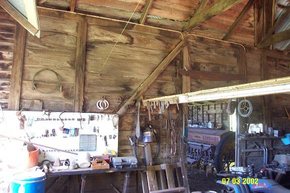 23426 Woodhouse stables slab wall 1741