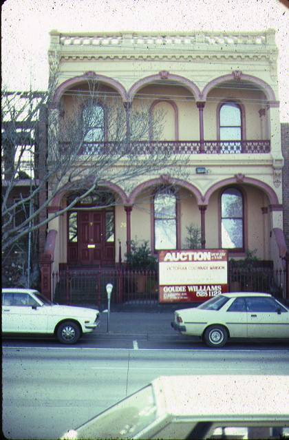 1 terrace 203 victoria parade fitzroy front view jul1984