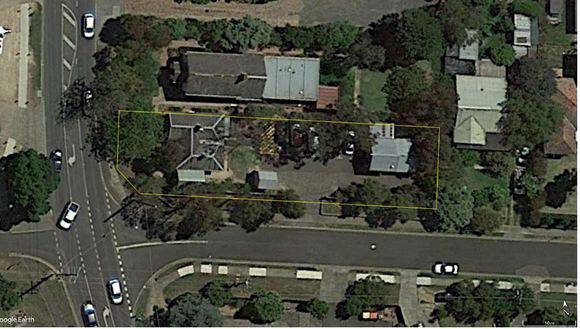 Aerial view of extent of registration