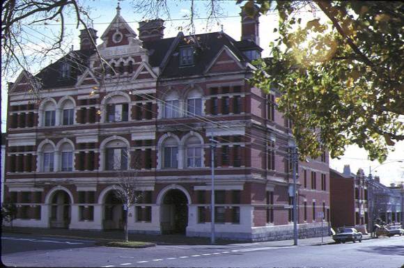 1 queen bess row hotham street east melbourne front view