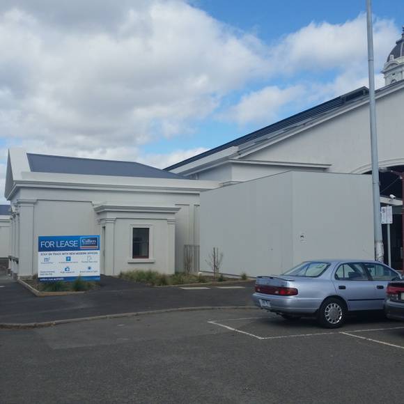Reconstructed entry porch to the north side station building refer P20705