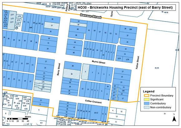 Brickworks Housing Precinct (east of Barry Street)