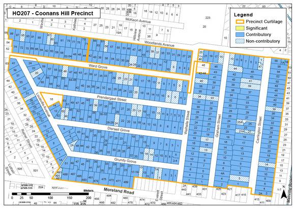Coonans Hill Precinct Map