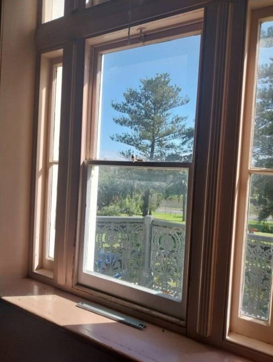 Views to the river from the house. 2023.