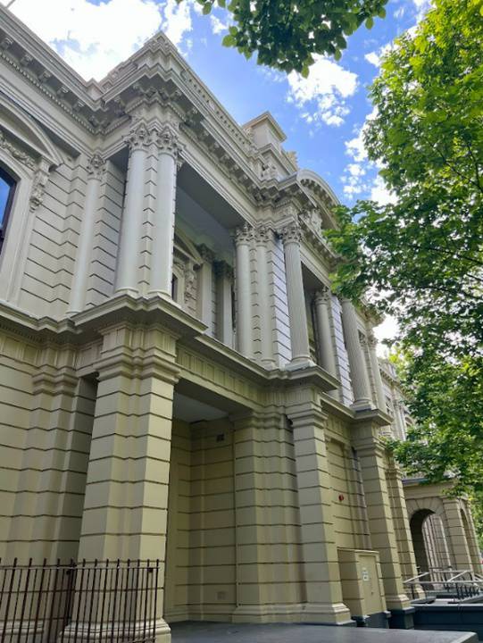 2023. Western facade, near Lyttleton Terrace