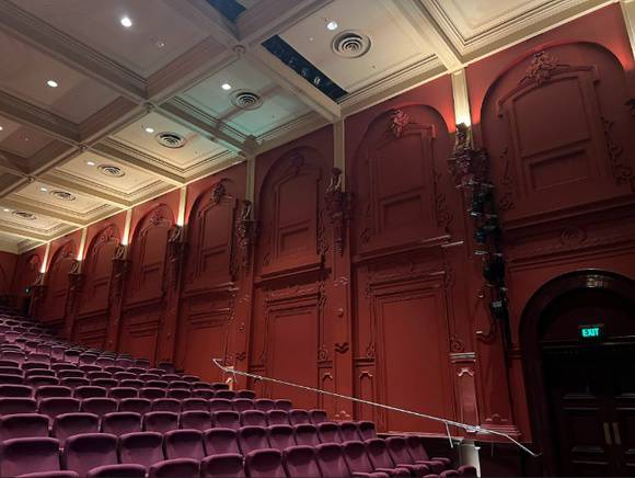2023. Theatre with auditorium seating (former Main Hall).