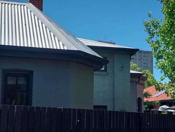 2024 Refuge building viewed from Keppel Street carpark