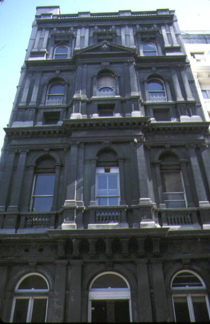 money order post office & savings bank little bourke street melb front view feb1983