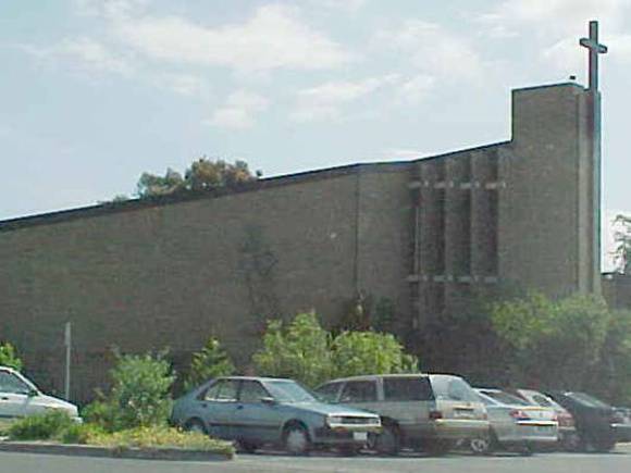 View of church from north side