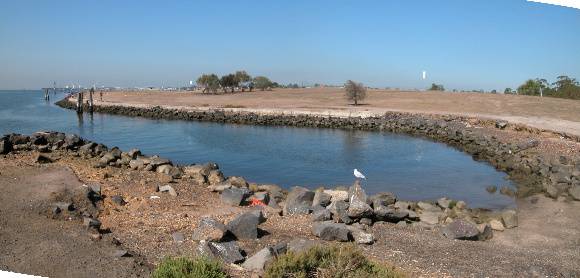Power Station Park Seawall Williamstown March 2003