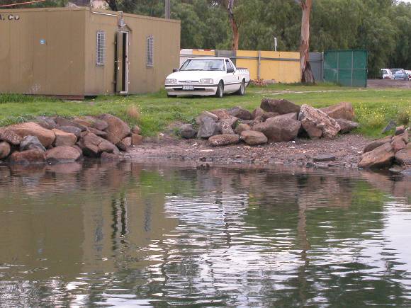 Lyons St Explosives Store And Dock Maribyrnong May 2003 Dock Piles High Water 002