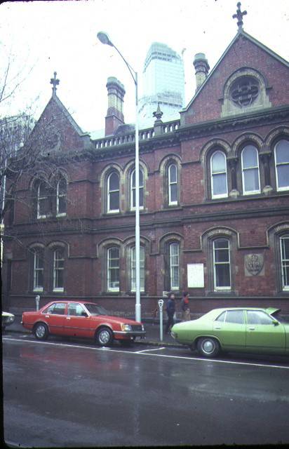 old bourke street west police station & cell blocks bourke street melb front view