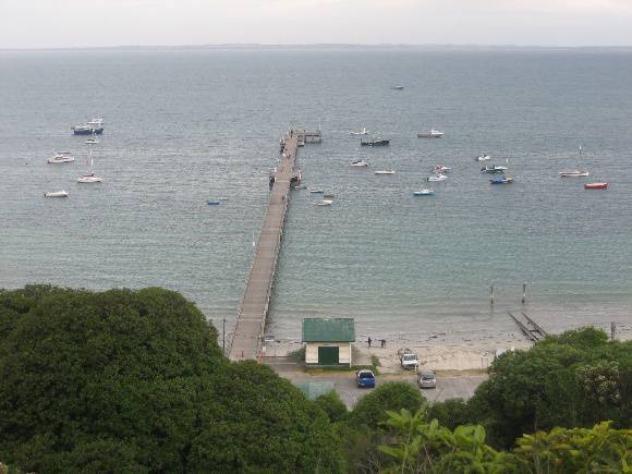 Jetty & surrounds - view from hill, Jan 2008