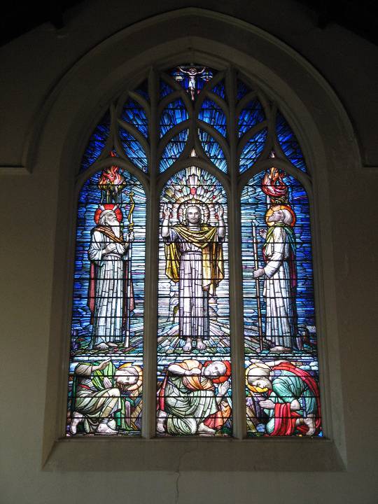 H2158 west window  transfiguration  n waller 1952