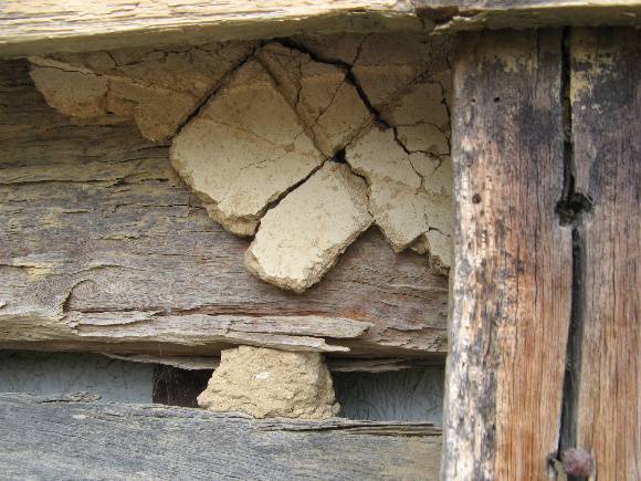 Fmr Castlemaine military quarters_slabs and plaster_Kj_7 Feb 08