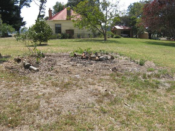 Koonoona Merricks Road Merricks north Unauthorised demolition of wood shed