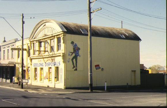 former brown bros iron store mercer street geelong side view