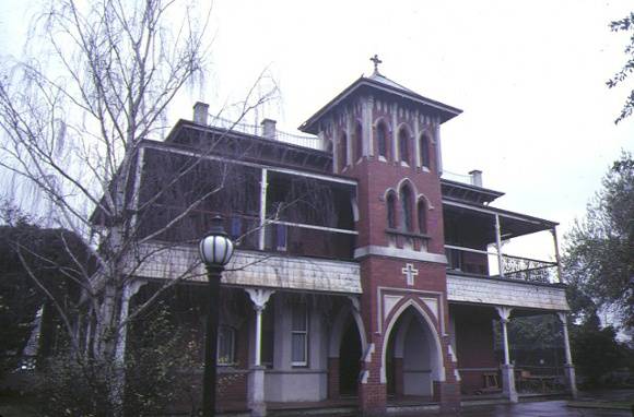 st james church gardenvale front view of rectory jul78