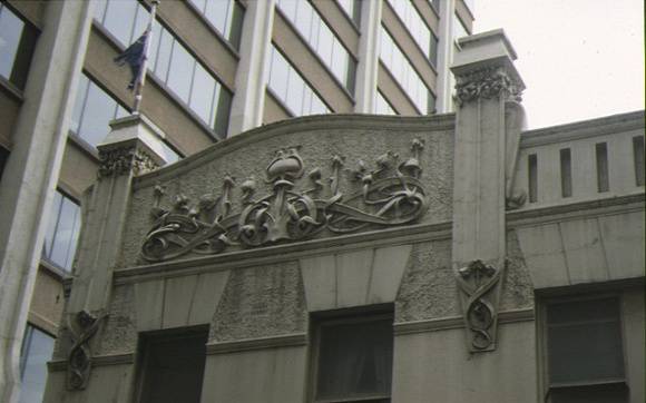 ship inn flinders lane melbourne stone work decoration detail