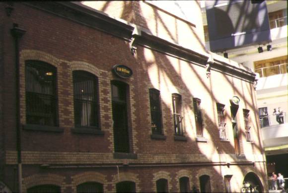 coops shot tower & flanking building knox place melb front view