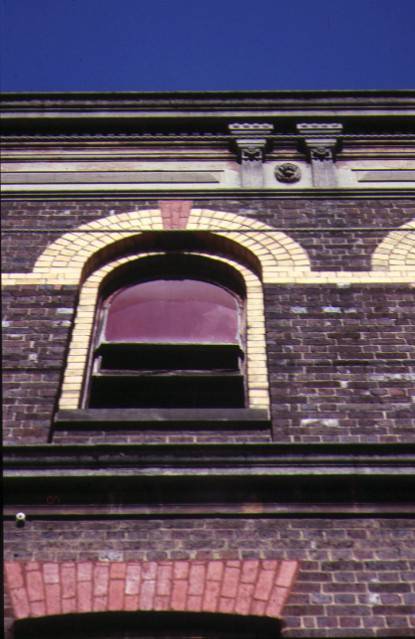 former denton hat mills nicholson street abbotsford detail of window