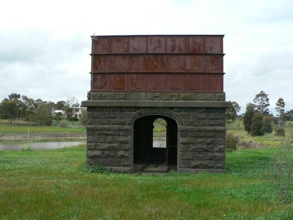 View of Lethbridge Railway Watertank and reservoir