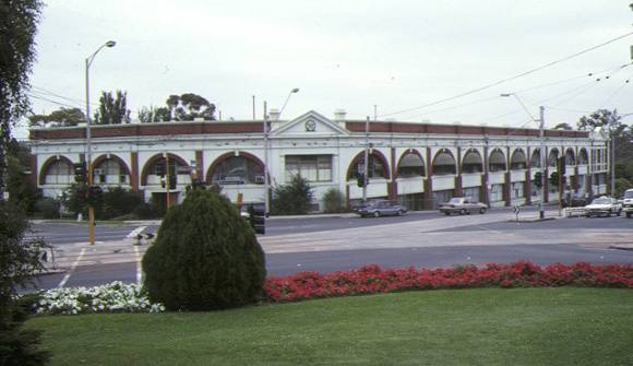 1 former hawthorn tramways trust depot front corner view