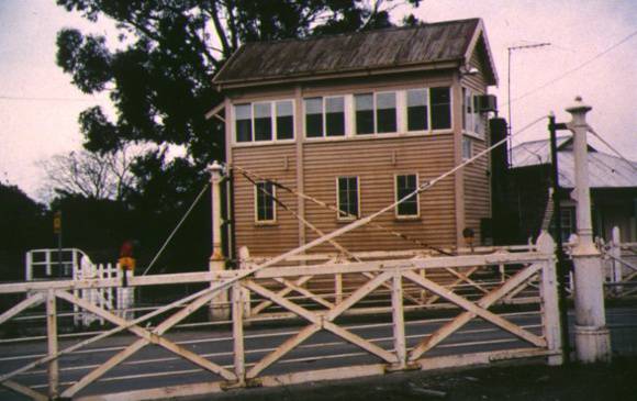 ballarat railway complex signal box & gates