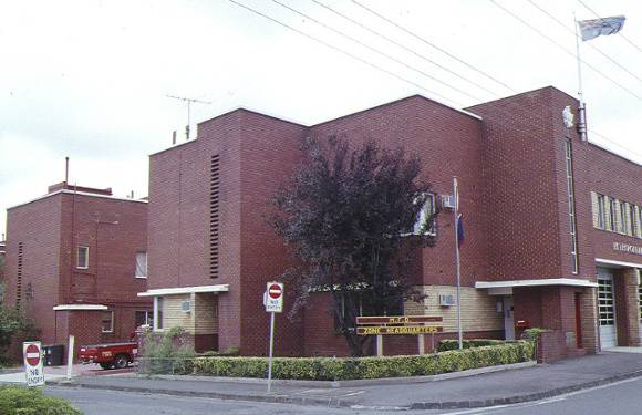 1 brunswick fire station & flats blyth street brunswick side elevation of firestation