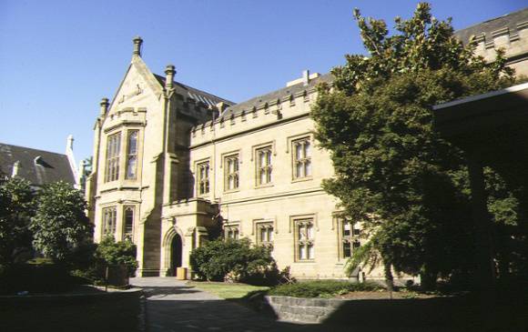 1 law school building & old quadrangle university of melbourne parkville west facade