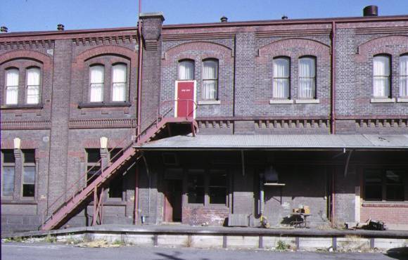 number 3 goods shed & offices flinders street melbourne side elevation