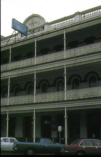george hotel ballarat front detail