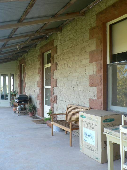 23406 Barra Head Homestead Mirranatwa  front verandah 865