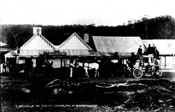 166 - St Andrews Hotel Palm KangGround St Andrews Rd 03 - Old photograph of the hotel apparently predating the 1929 view - Shire of Eltham Heritage Study 1992