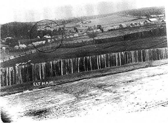 195 - Jarrold Cottage Shop Studio 701 Main Rd 06 - Rural Setting of Jarrold Cottage during the late 19th/early 20th century (ELHPC NO.634) - Shire of Eltham Heritage Study 1992