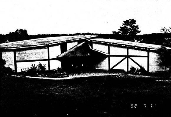 203 - Eltham Community Centre Main Rd Eltham - The Blacksmith's shop which was in main road opposite Pitt Street - Blacksmith Sid Brown is to the right (ELHPC NO.753) - Shire of Eltham Heritage Study 1992