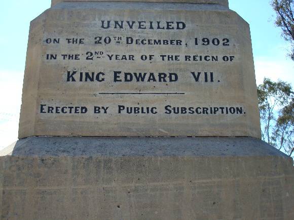 Boer War Monument   Kardinia Park   No 5